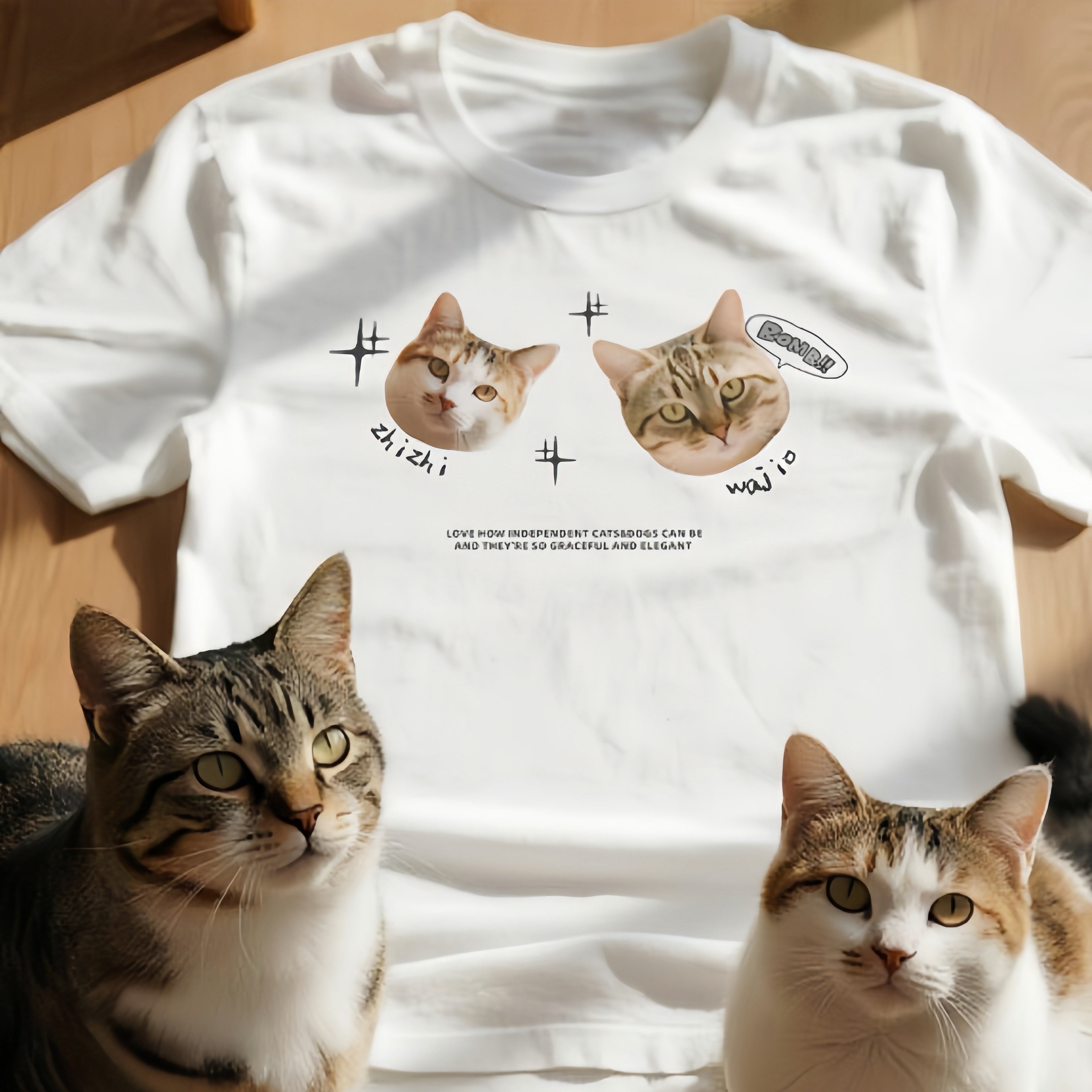 Custom Pet T-Shirt - Personalized Pet Photo Apparel