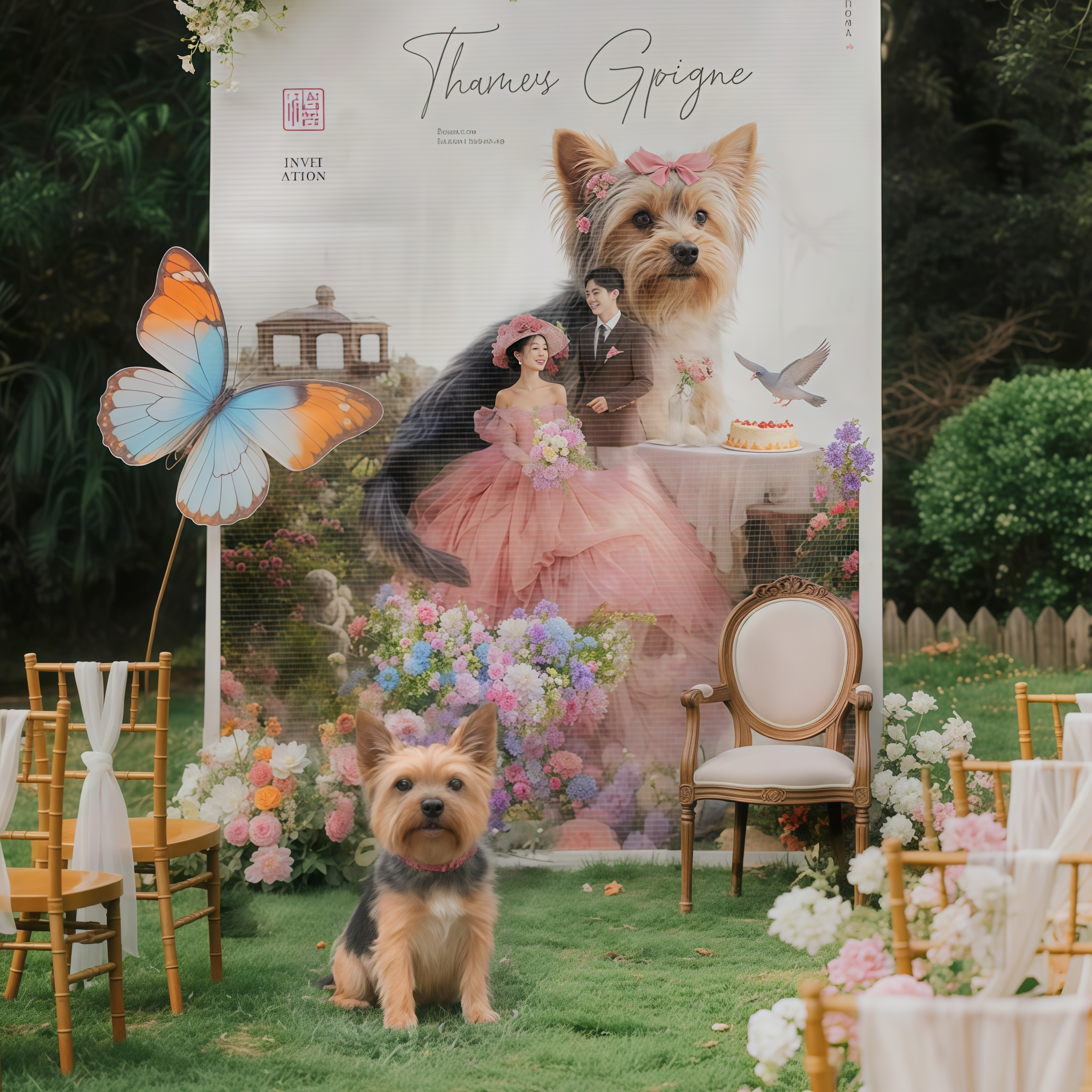 Love & Guardianship – Custom Pet Guardian Portrait