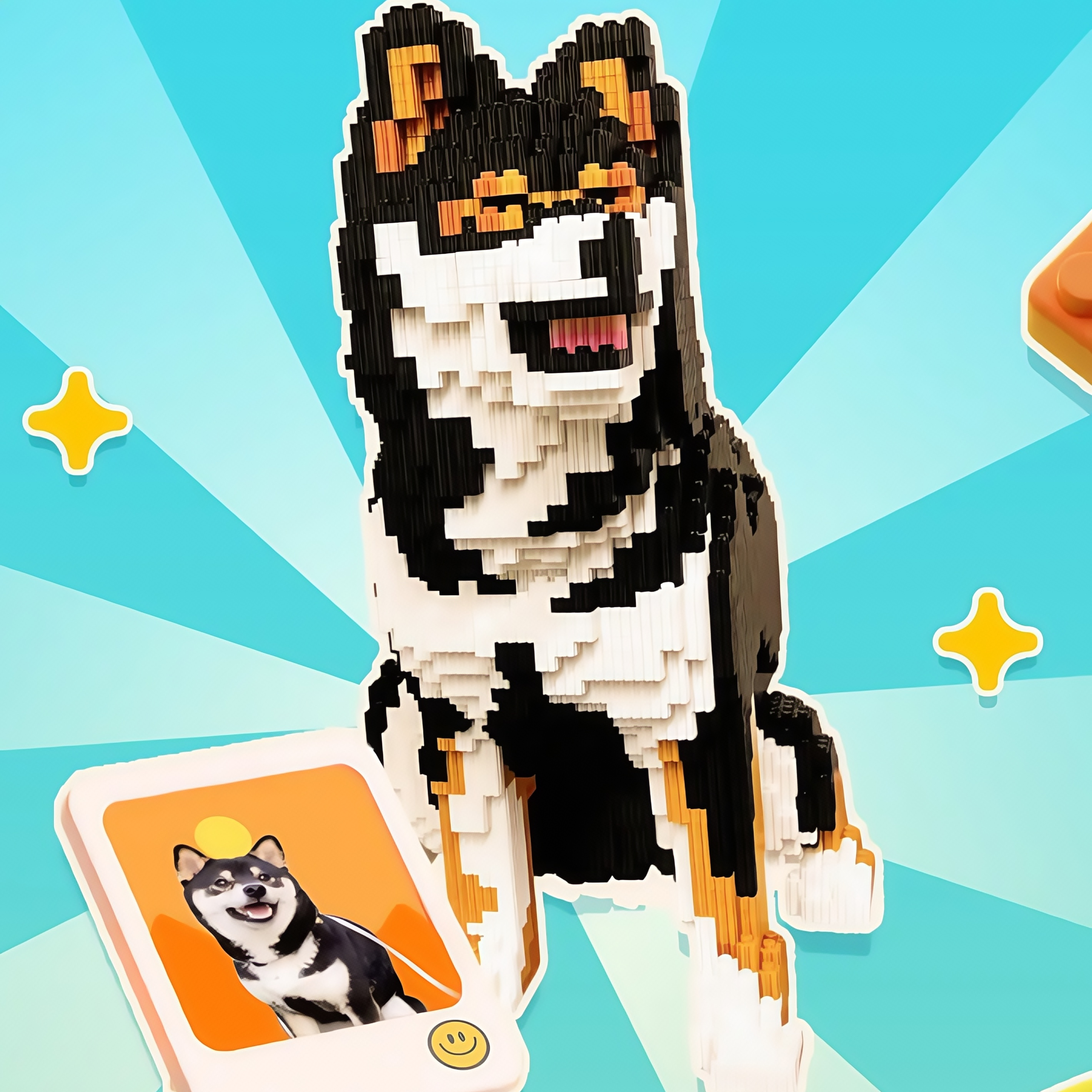 Custom Pet Building Blocks - Recreate Your Pet's Likeness in Building Blocks