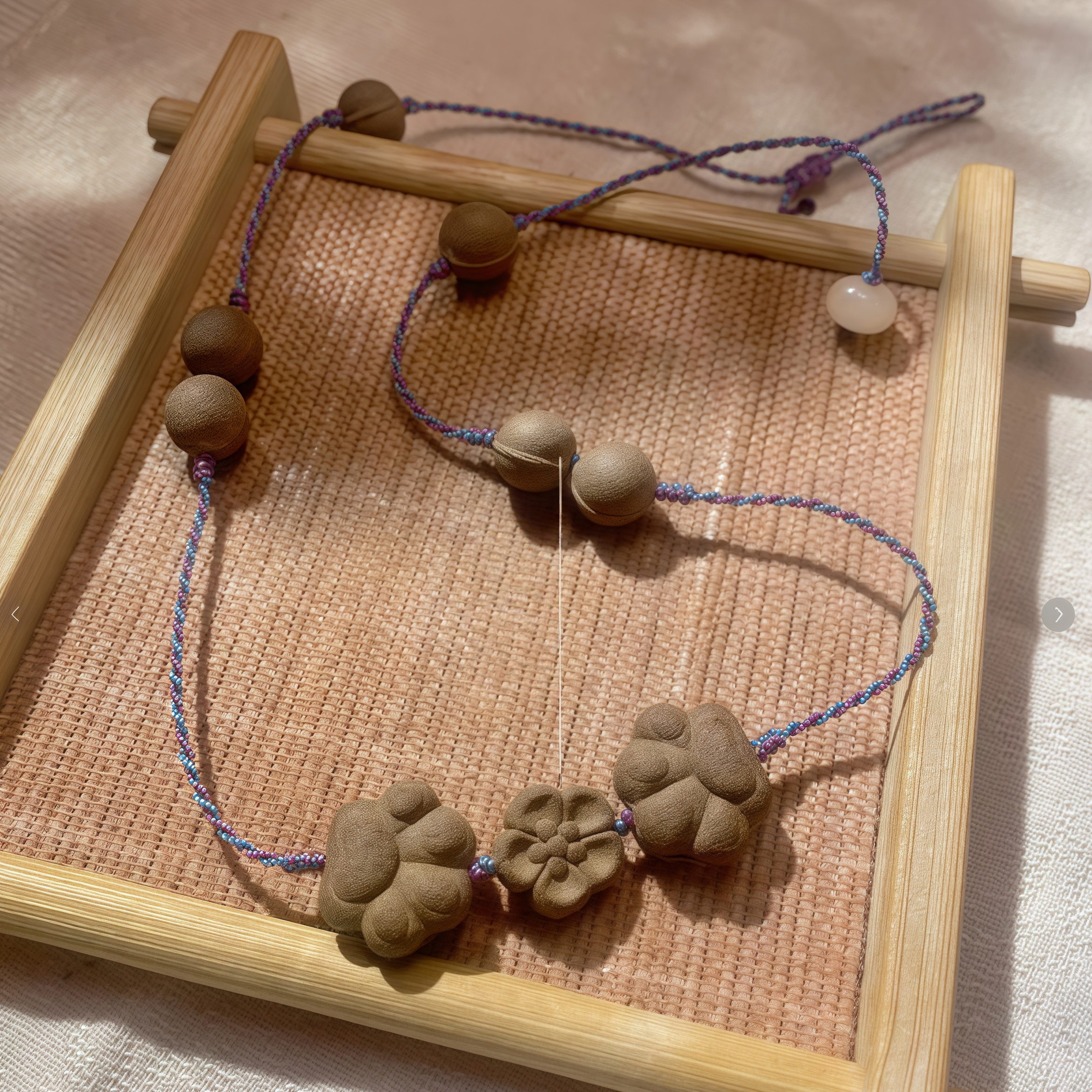 Traditional Chinese Medicine Herbal Bracelet & Pet Necklace Set - Natural Wellness Duo