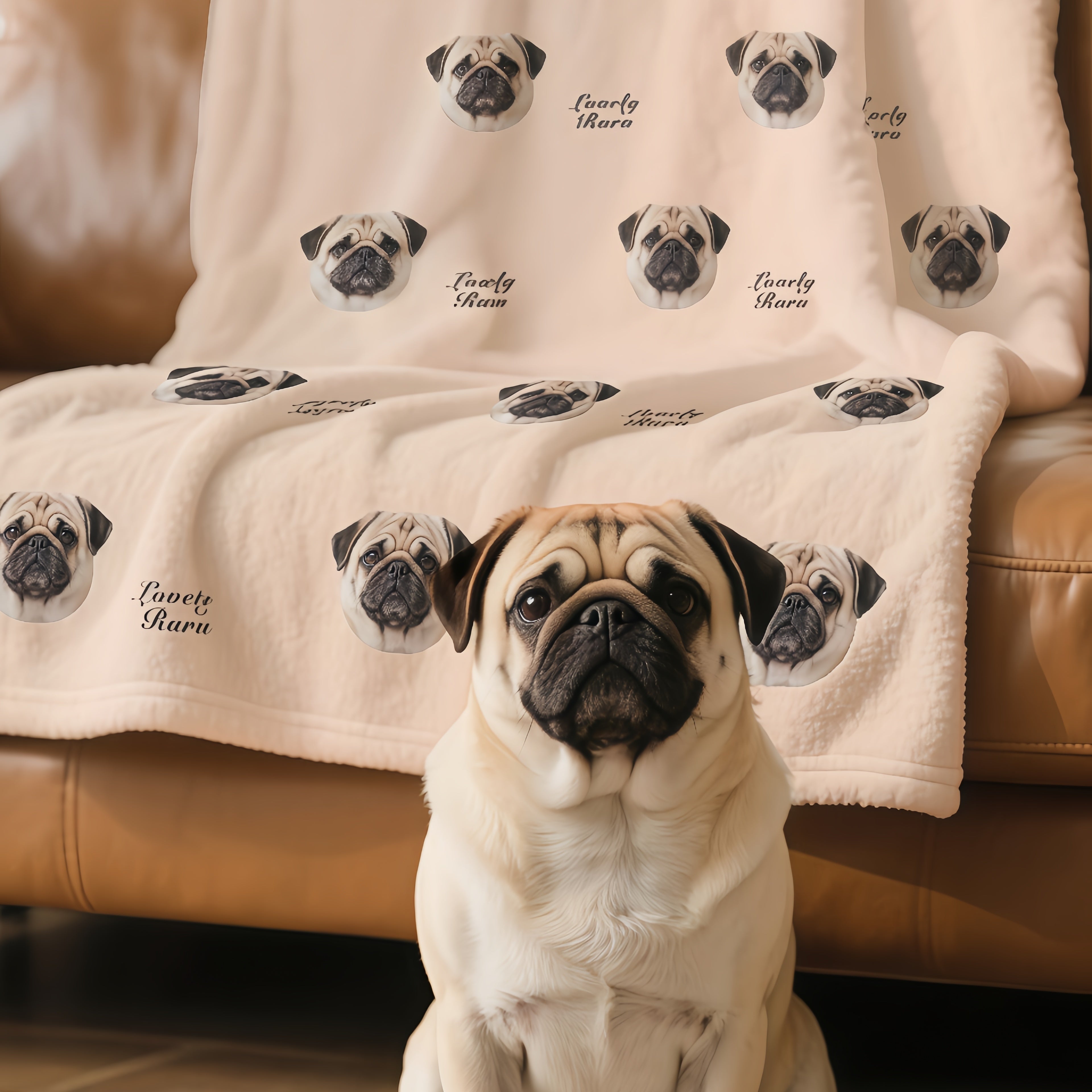 Custom Pet Bedsheet - Personalized Pet Photo Bedding