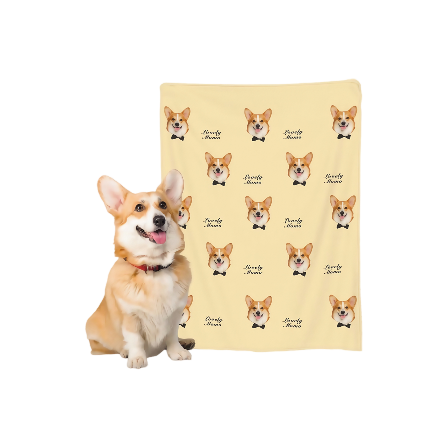 Custom Pet Bedsheet - Personalized Pet Photo Bedding