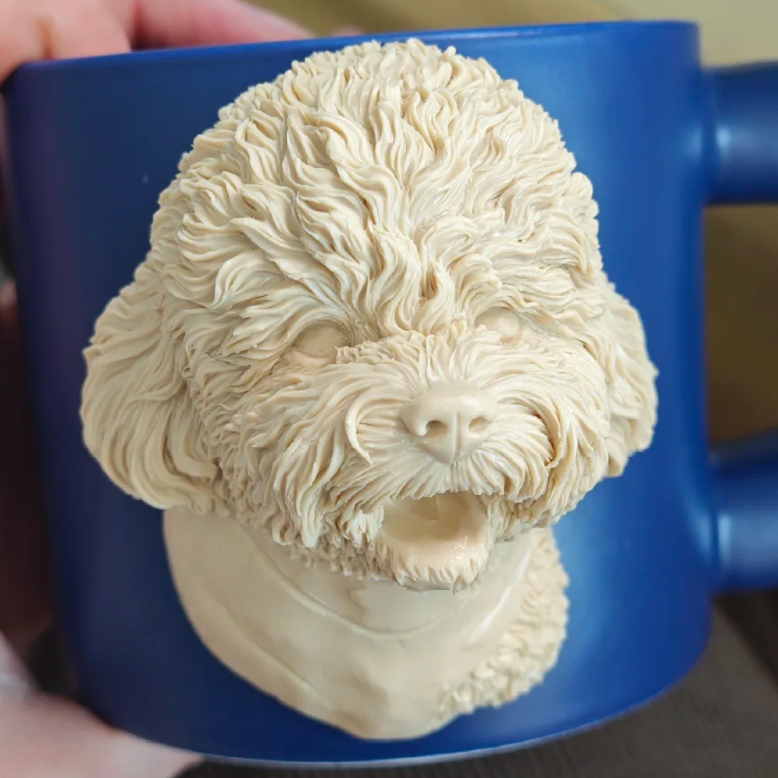 Handcrafted Cute Custom Animal Head Mug