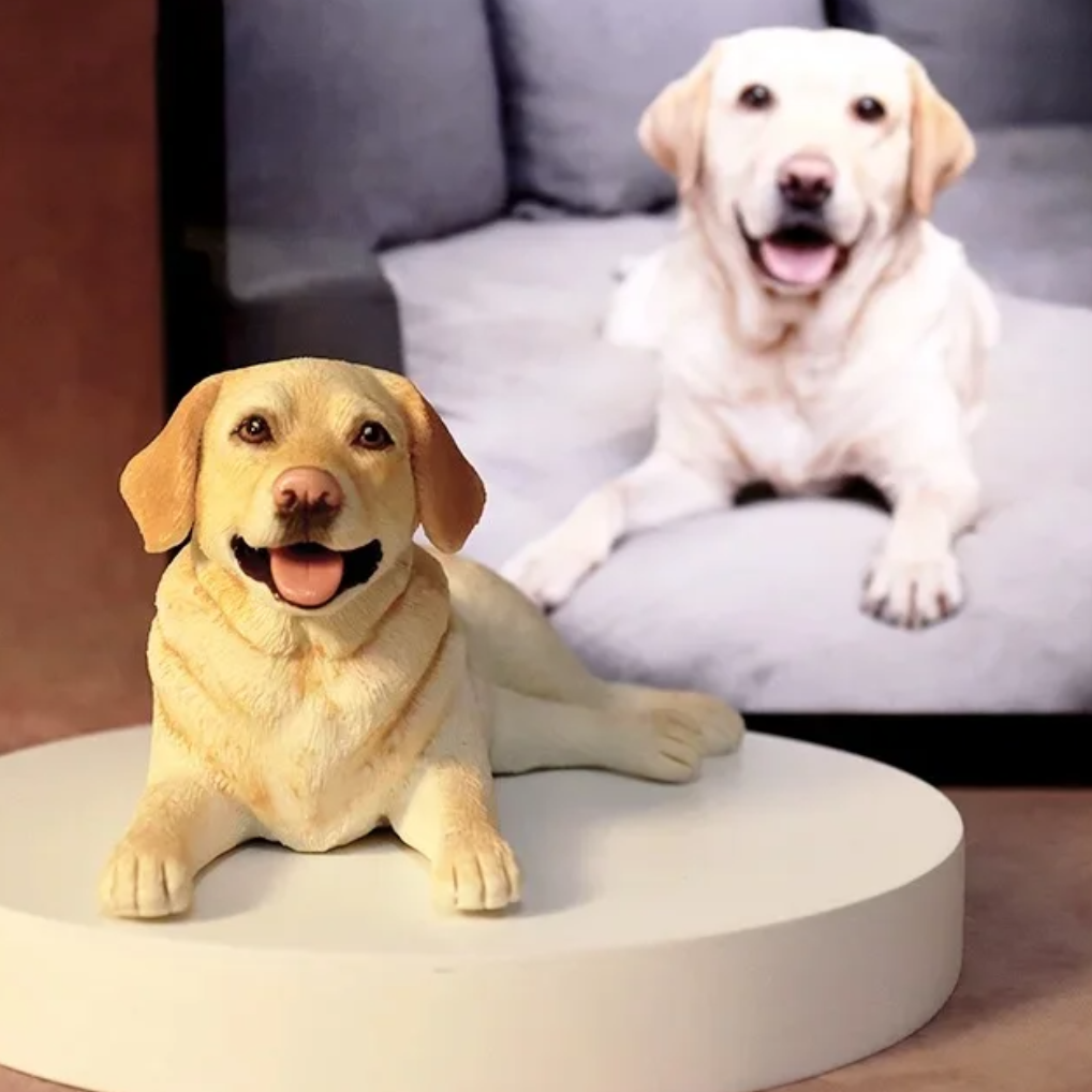 Custom 3D Printed Pet Model - Personalized Figurine