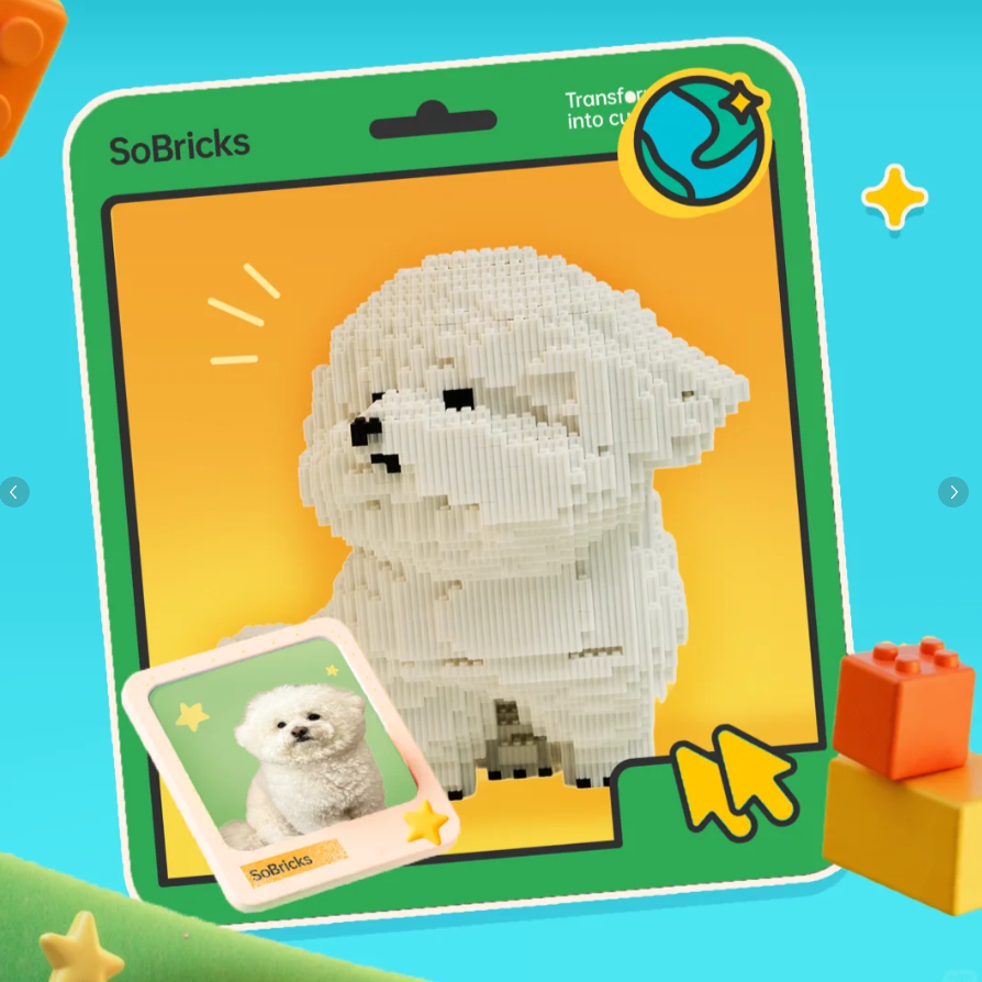Custom Pet Building Blocks - Recreate Your Pet's Likeness in Building Blocks