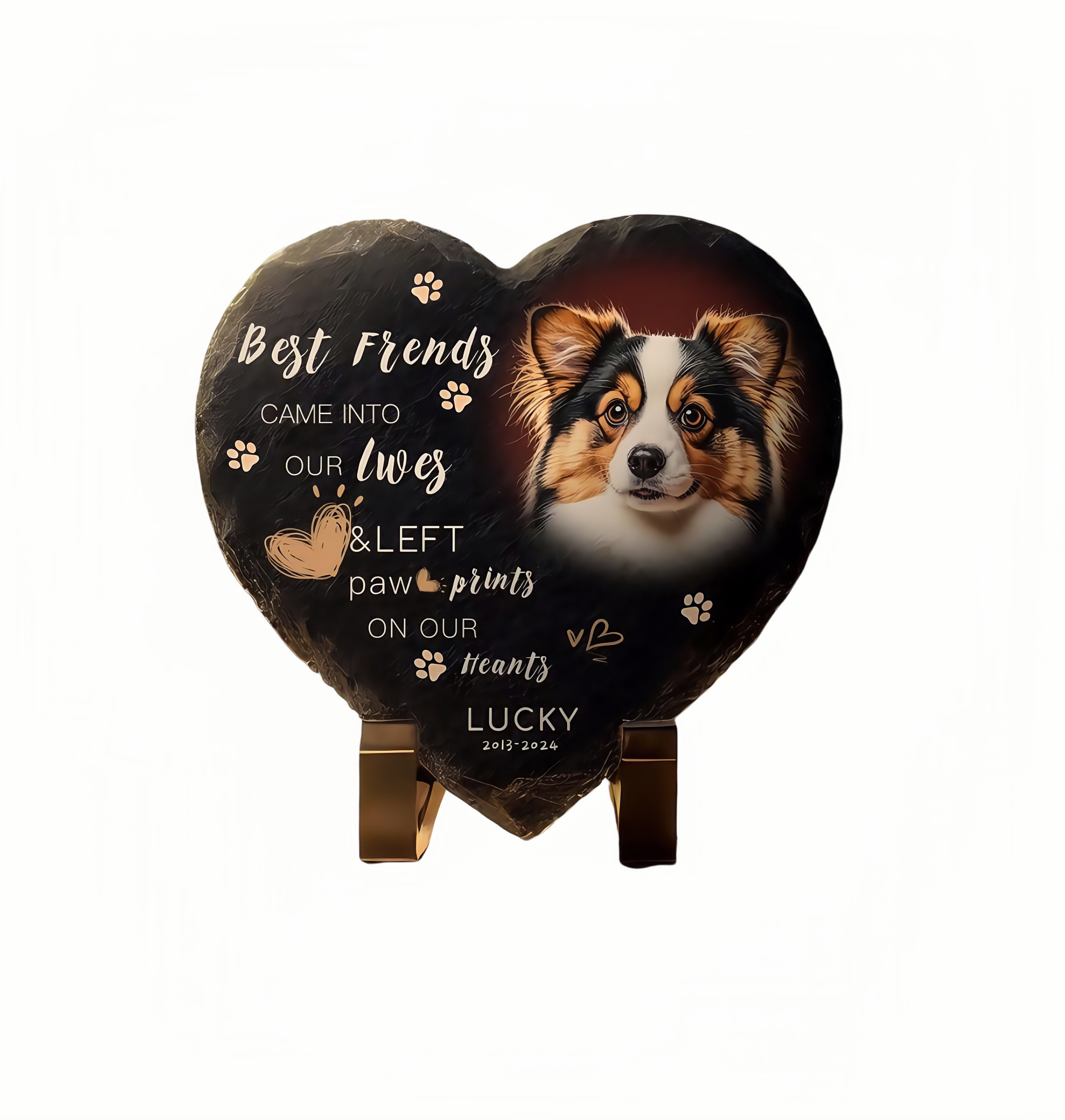 Custom Pet Memorial Tombstone - Personalized Pet Grave Marker